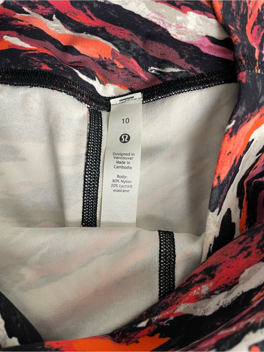lululemon athletica Multi-Color Abstract High-Rise Leggings - Picture 6 of 8